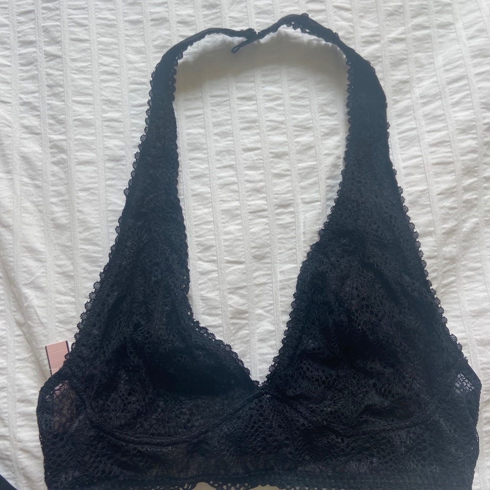 Halter lace bralette